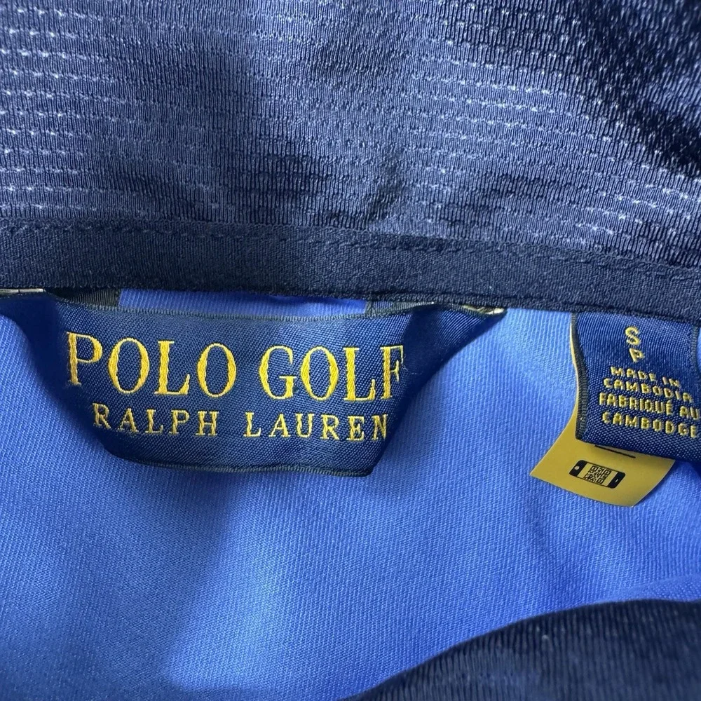Polo Ralph Lauren Golf Blue Performance Pullover Half Zip Size Mens Small